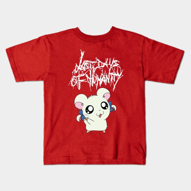 Last Days of Humanity Kids T-Shirt by lilmousepunk